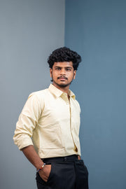 Cotton Shirt for Men | Stylish Slim Fit, Comfortable & Breathable - Sandle